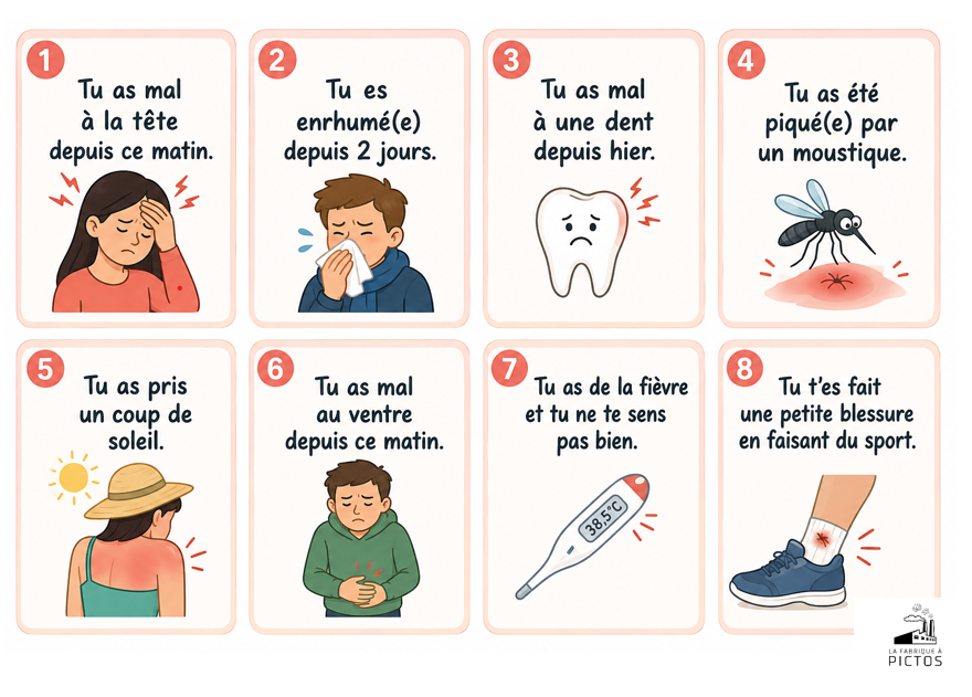 Mise en situation - courses à la pharmacie