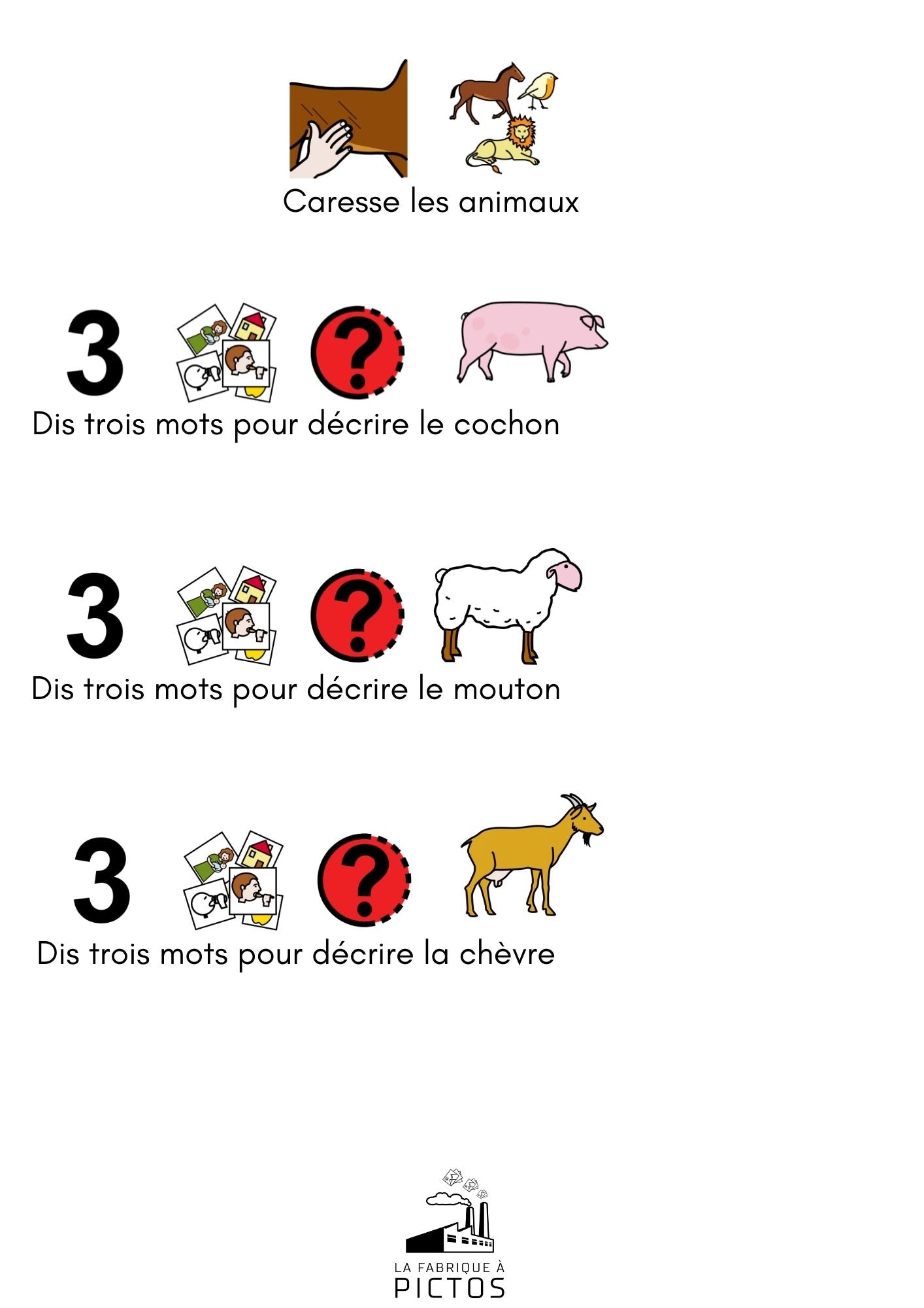 CAA et promenade à la ferme