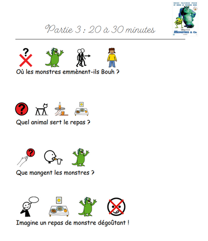 Livret interactif "regarder un film autrement" - Monstres & Compagnies