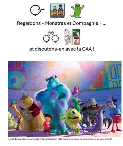 Livret interactif "regarder un film autrement" - Monstres & Compagnies