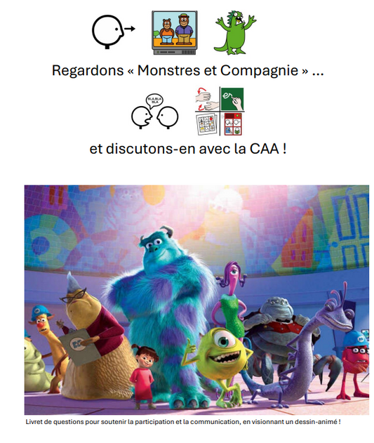 Livret interactif "regarder un film autrement" - Monstres & Compagnies
