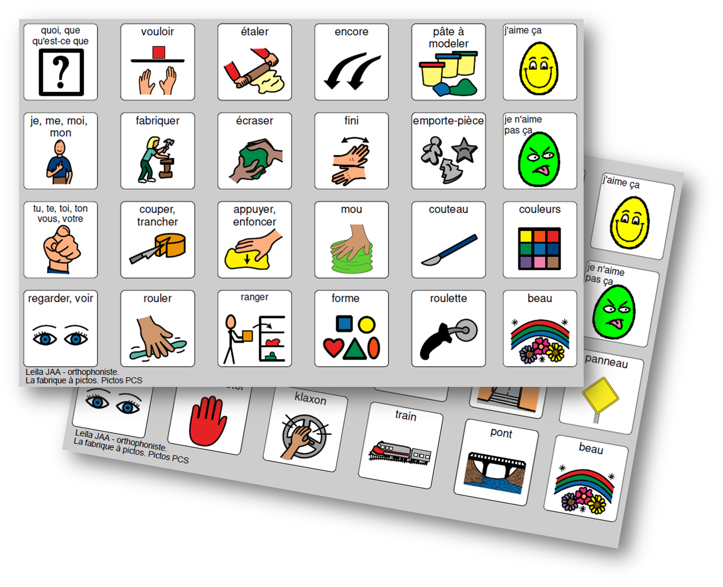 Pack "boites d'activité " - 14 TLA géants et TLA