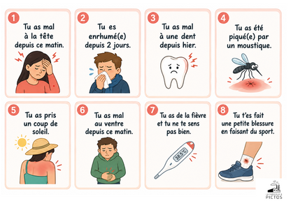 Mise en situation - courses à la pharmacie